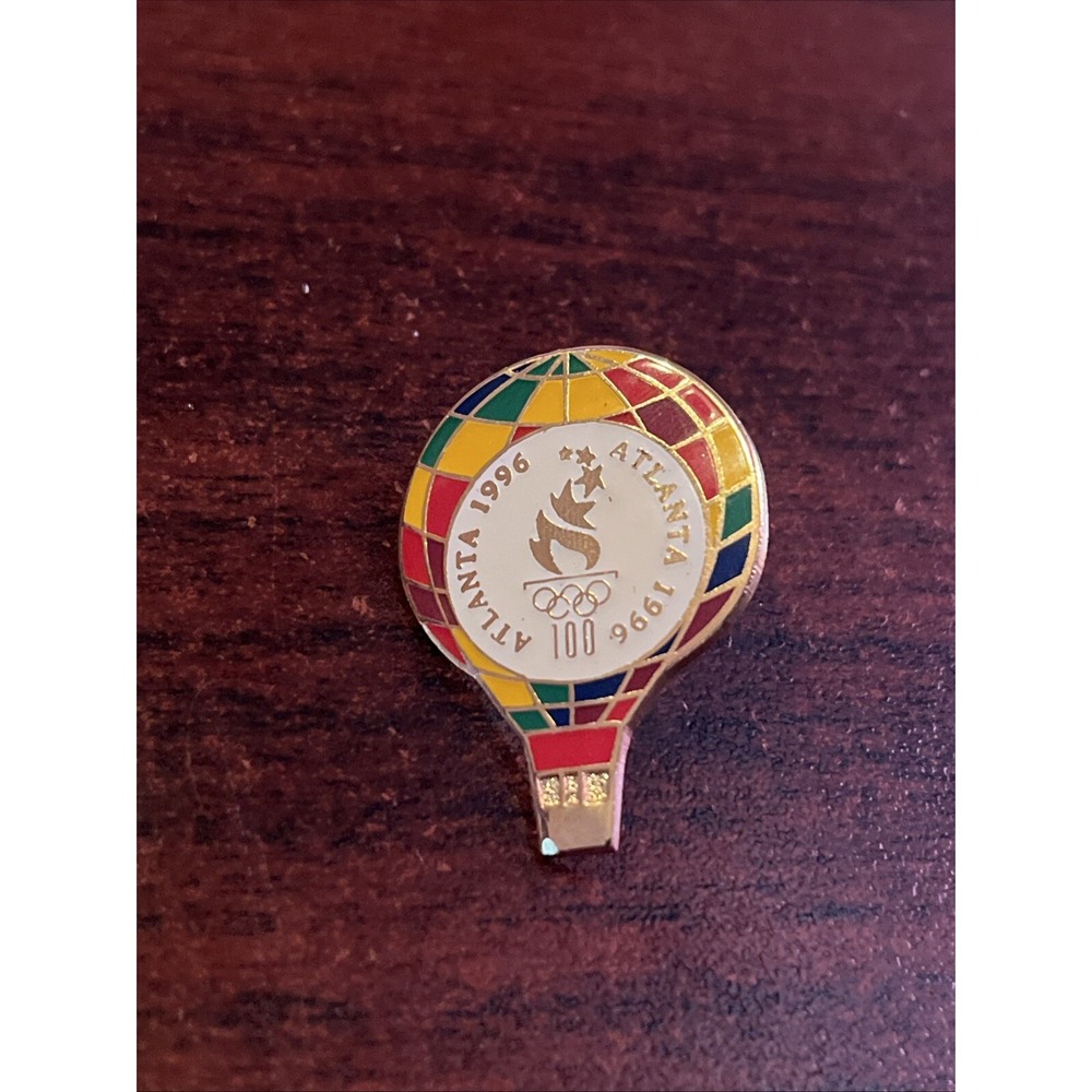 1996 Atlanta Centennial Summer Olympics‎ 100 Years Hot Air Balloon Lapel Hat Pin